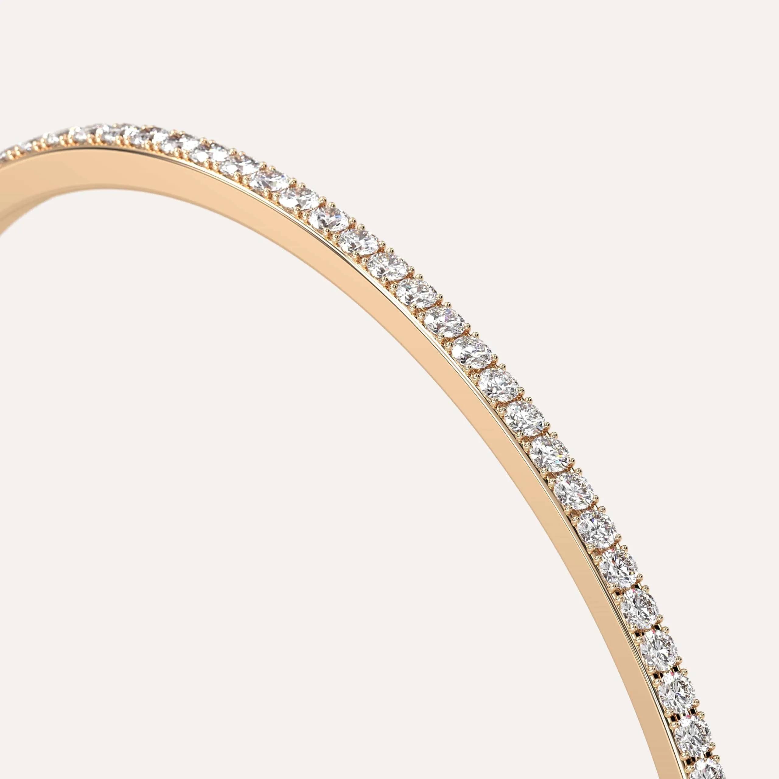 1 1/2 carat Pave, Bangle Diamond Bracelet