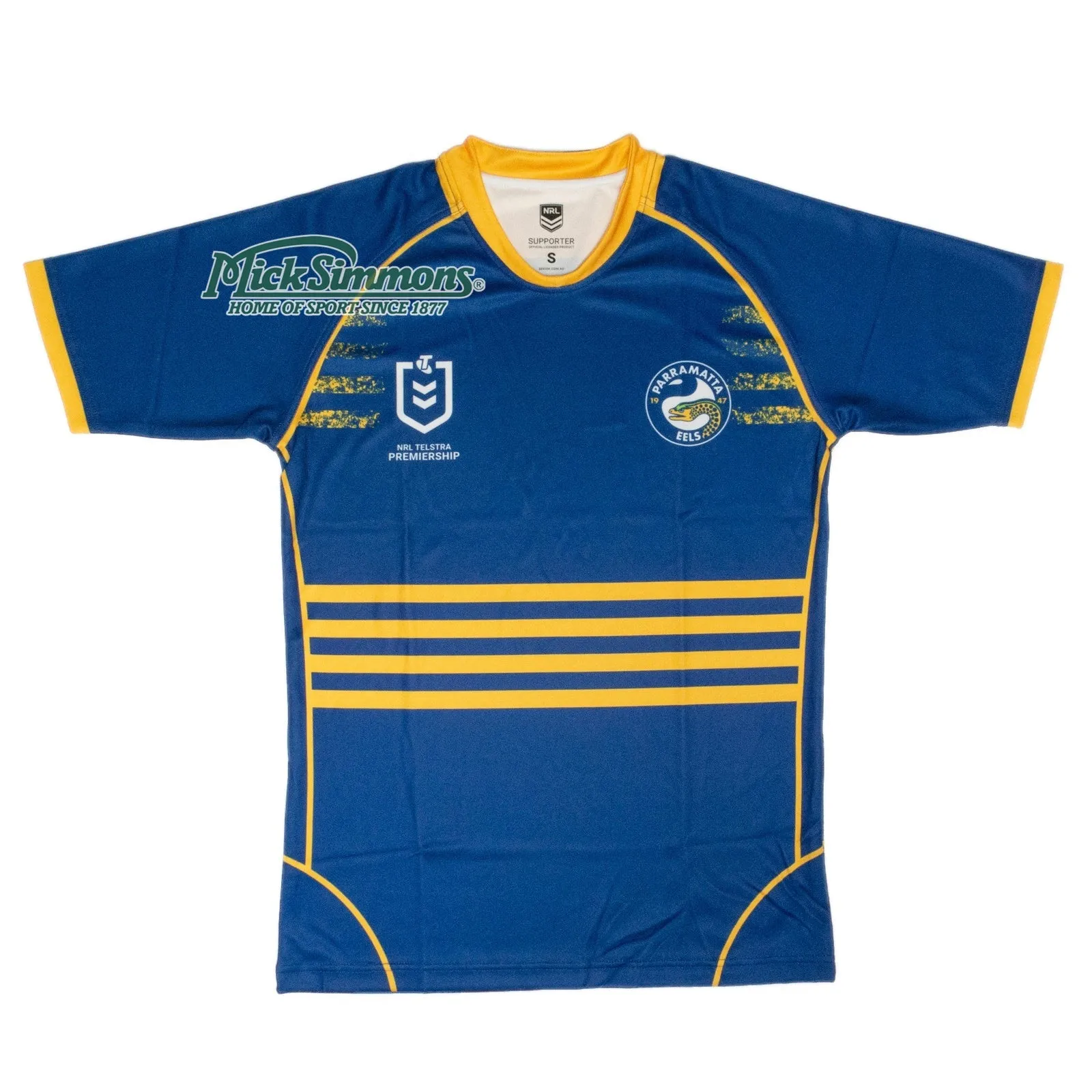 1 Parramatta Eels Kids Home Supporter Jersey NRL Rugby League by Burley Sekem