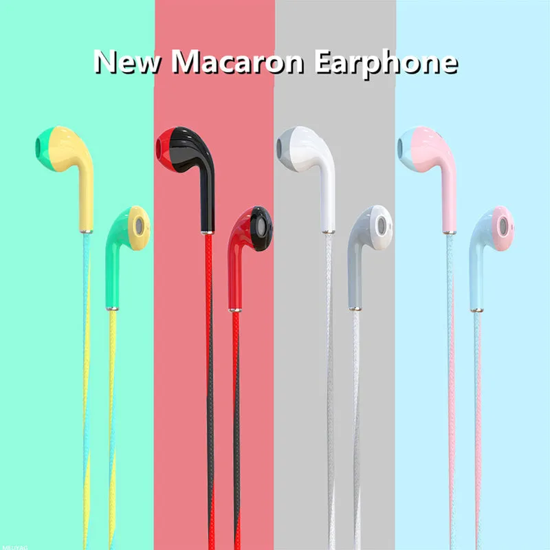 3.5mm Jack Bass Earphone for iPhone 6 6S 5 with Microphone for Mobile