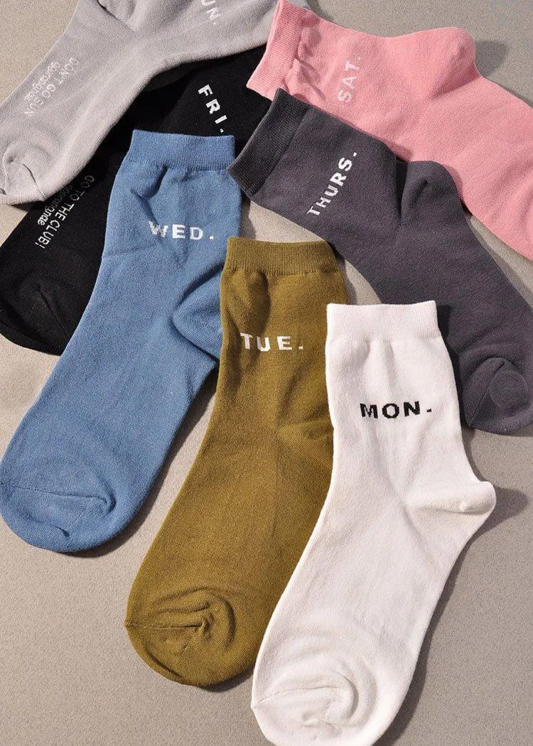 7 Days A Week Sock-***FINAL SALE***