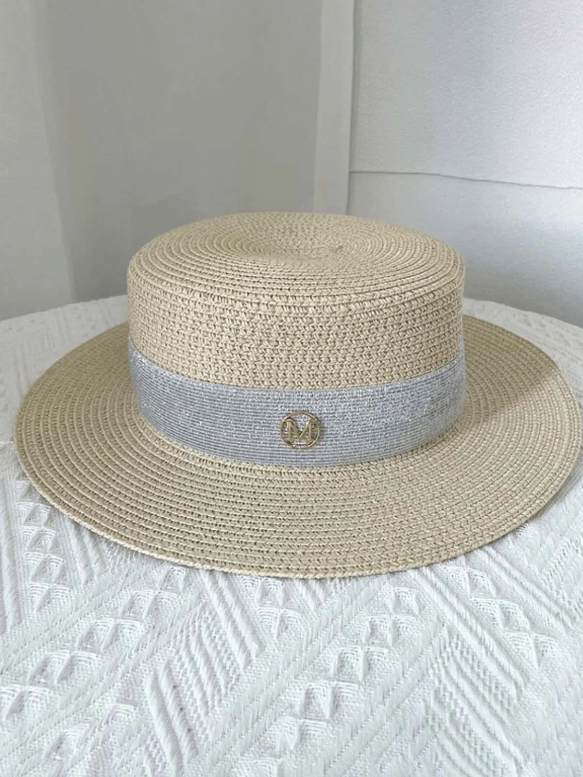 A Touch Of Class Embellished Boater Hat