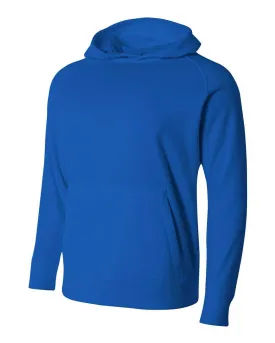 A4 NB4237 Youth Solid Tech Fleece Hoodie - Royal