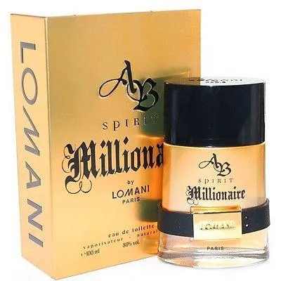 AB Spirit Millionaire by Lomani 3.3 oz EDP for men