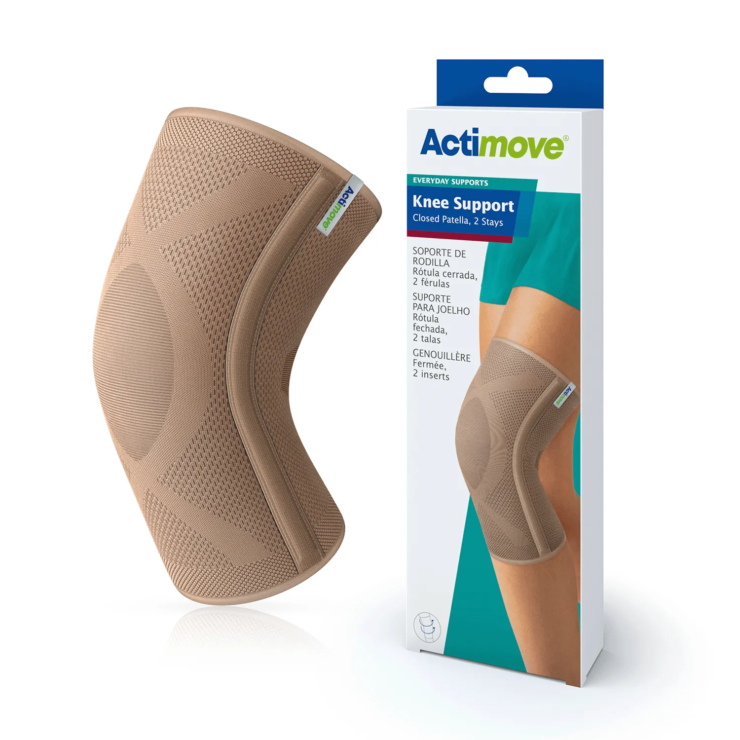 Actimove Knee Support Closed Patella, 2 Stays