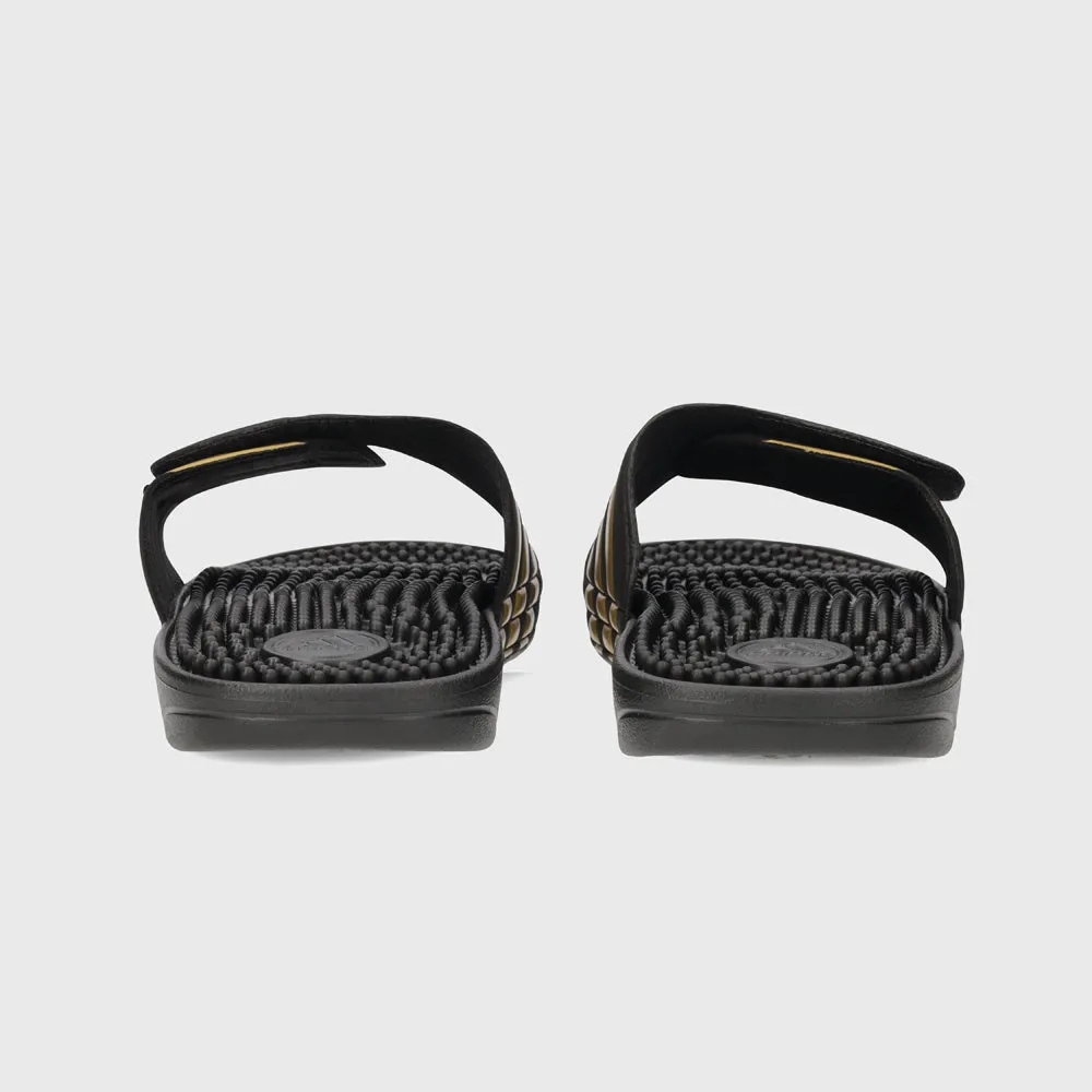 Adidas Unisex Adissage Slides Black/Gold _ 168140 _ Black