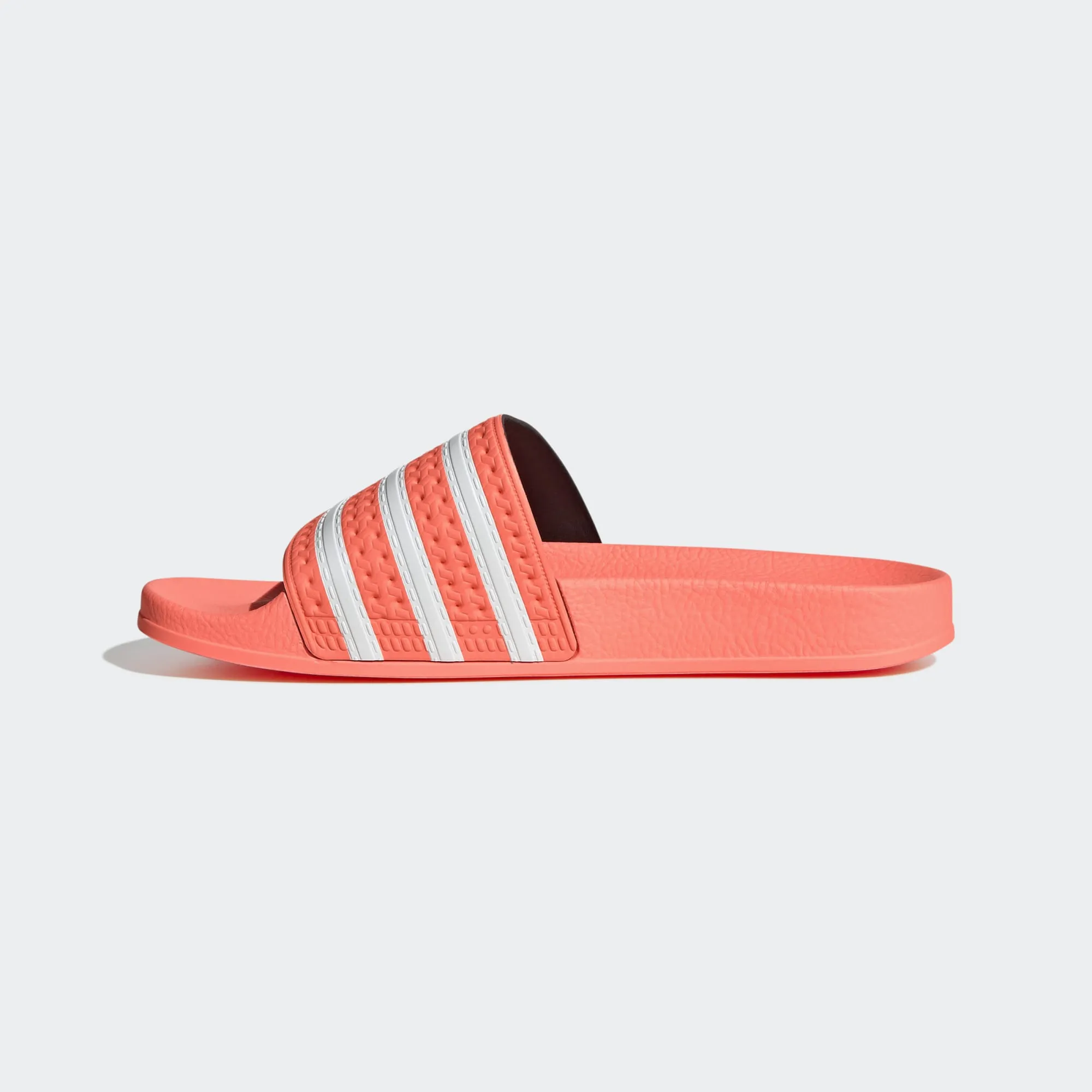 ADILETTE SLIDES Semi Flash Orange / Cloud White / Semi Flash Orange-Eg5008