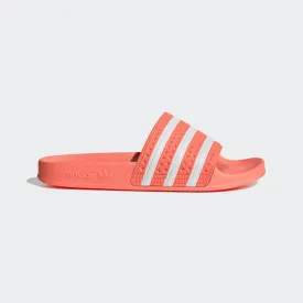 ADILETTE SLIDES Semi Flash Orange / Cloud White / Semi Flash Orange-Eg5008