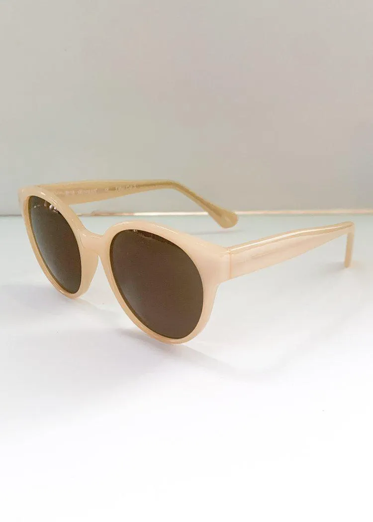 AJ Morgan Millie Modern Cat Eye Sunglasses - Bone