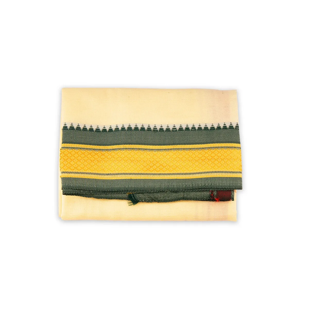 Angavastram - 1 Mtr | Towel/ Mla Border Thundu for Men/ Assorted Colour