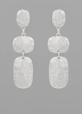 Ayla Drop Earrings- Silver