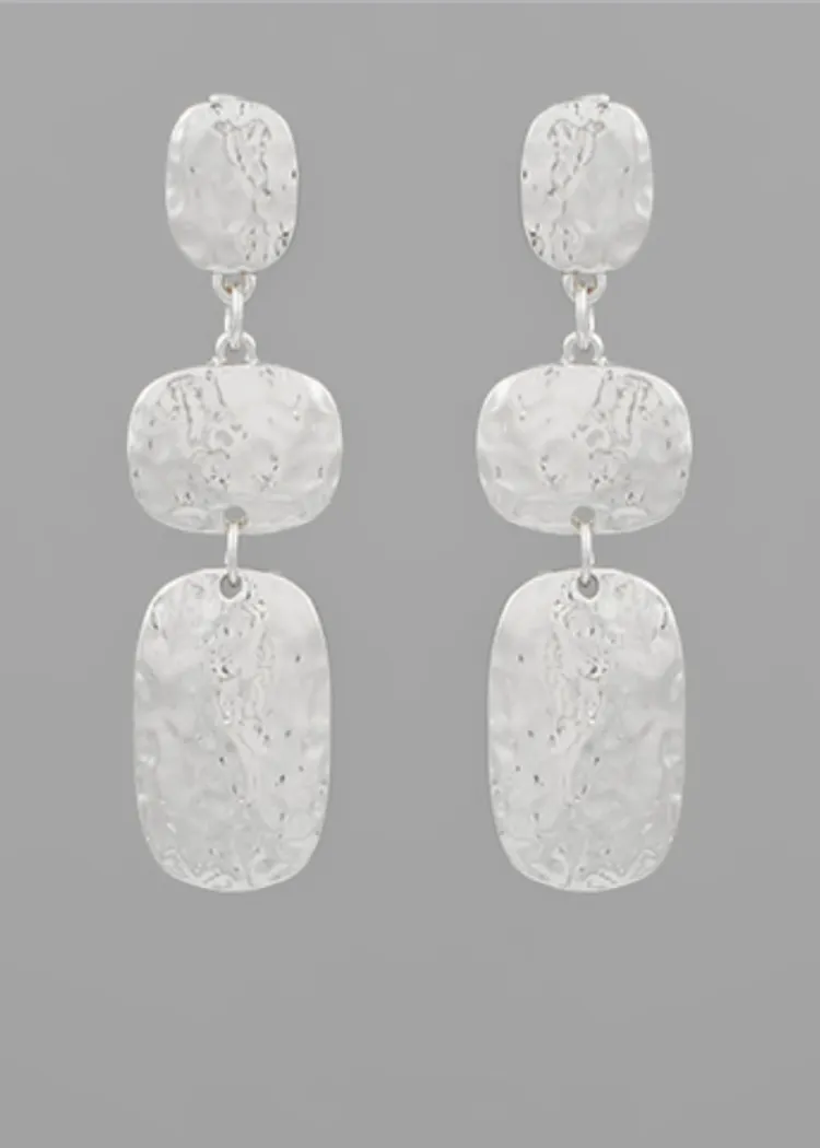 Ayla Drop Earrings- Silver