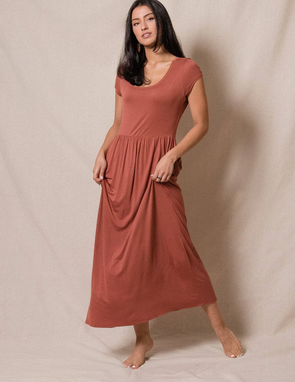 Bamboo Maxi Dress - As-Is-Clearance - Small Only