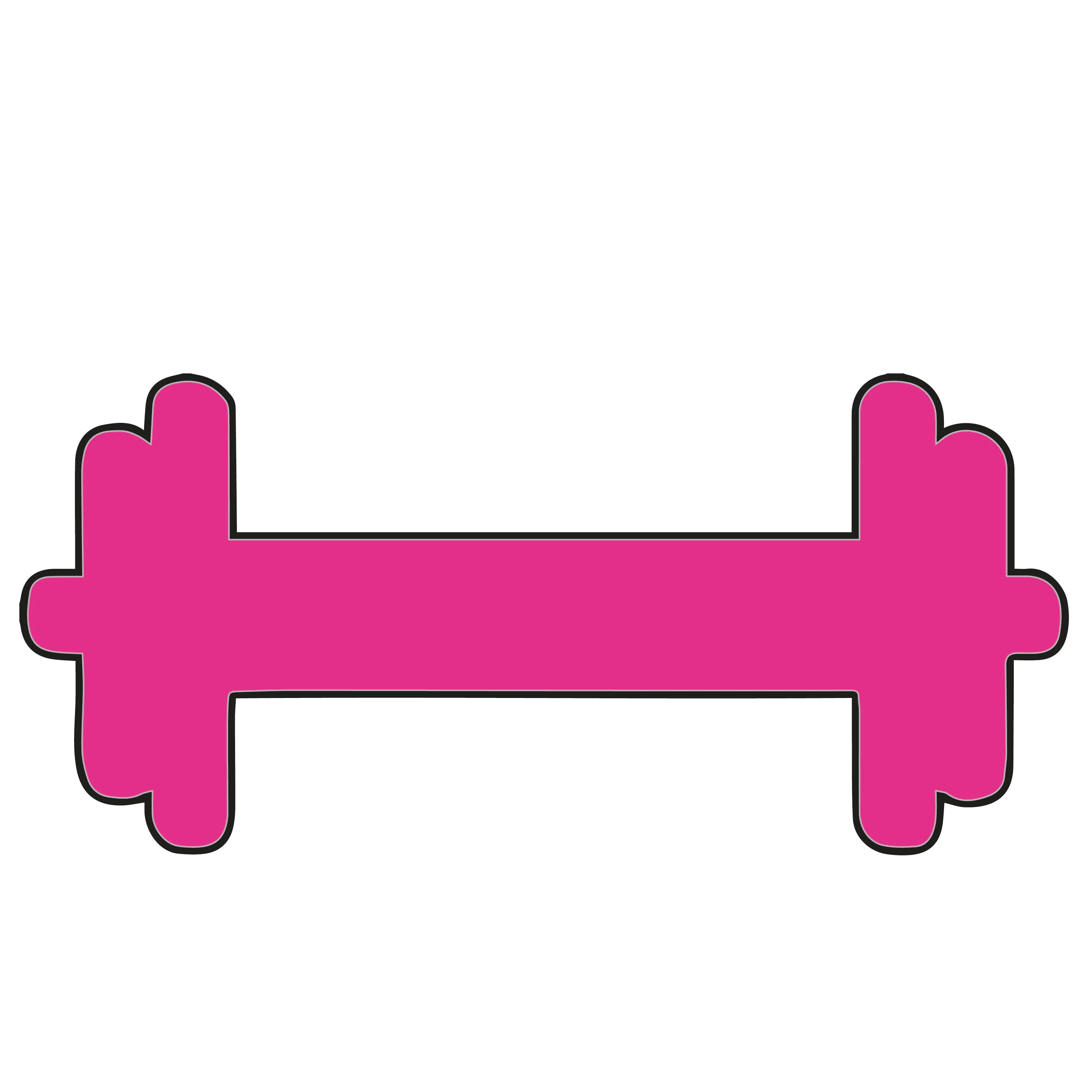 Barbell Shape Fridge Magnet