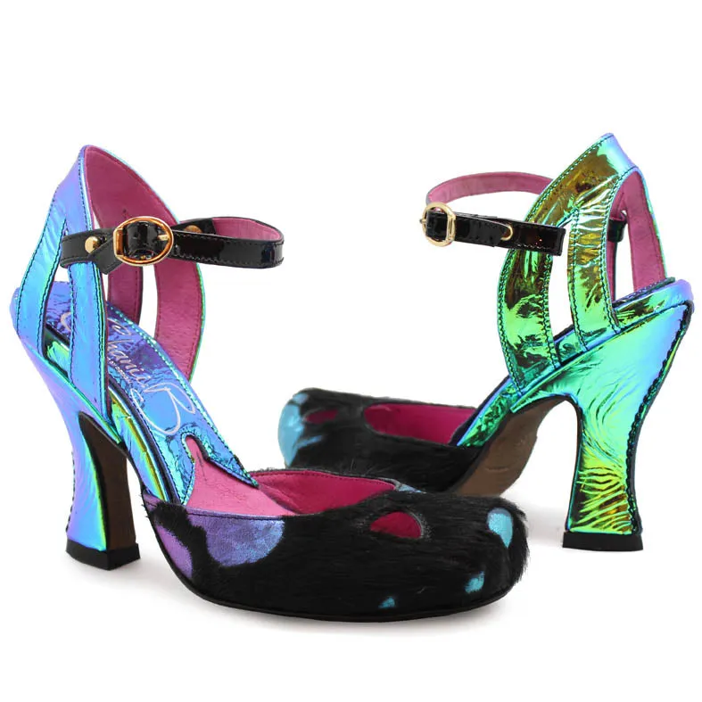 Bec - Black Rainbow Unicorn High heel