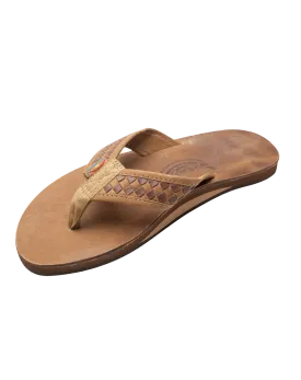 Bentley Lux Leather Sgl Layer Sandal Tan/Brown