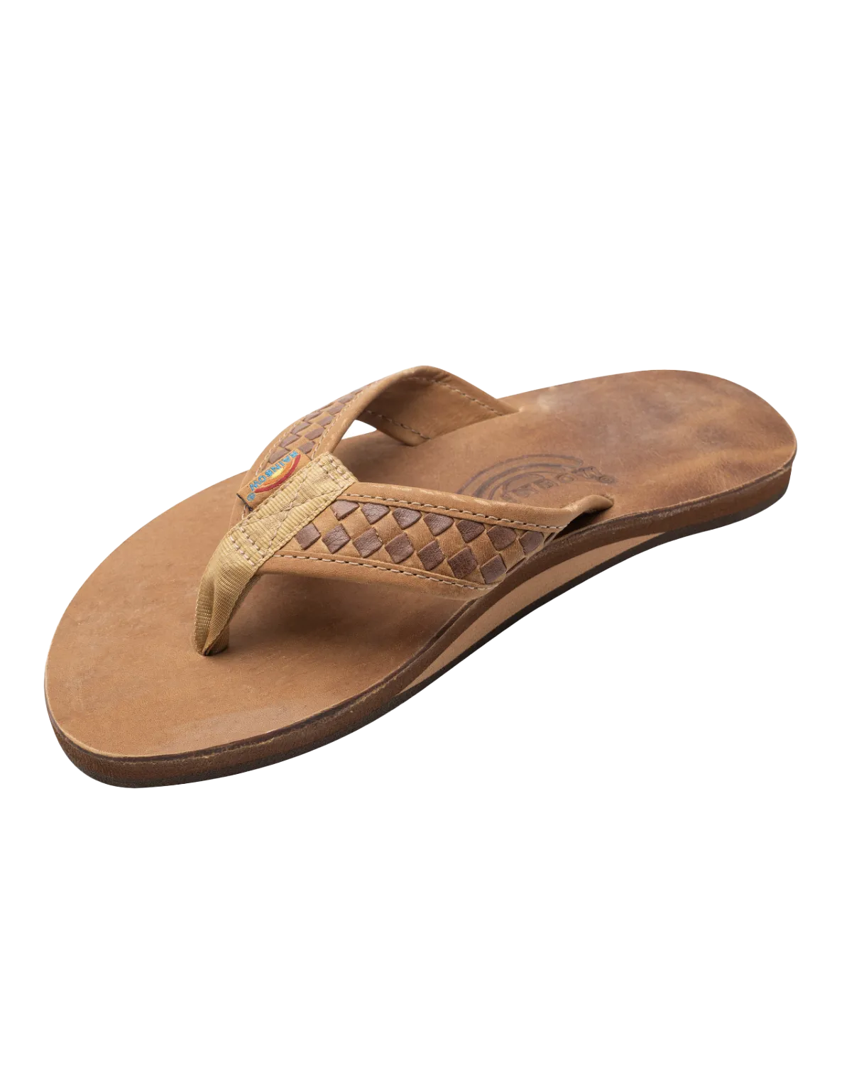 Bentley Lux Leather Sgl Layer Sandal Tan/Brown