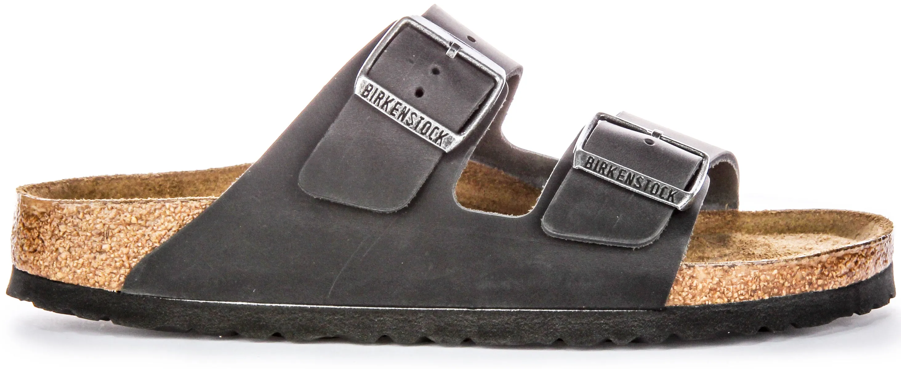 Birkenstock Arizon Soft Footbed In Black Oiled Leather | Narrow Fit