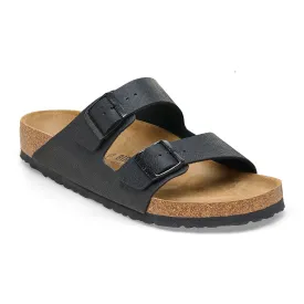 Birkenstock Arizona Slide Sandal (Men) - Saffiano Black Birko-Flor