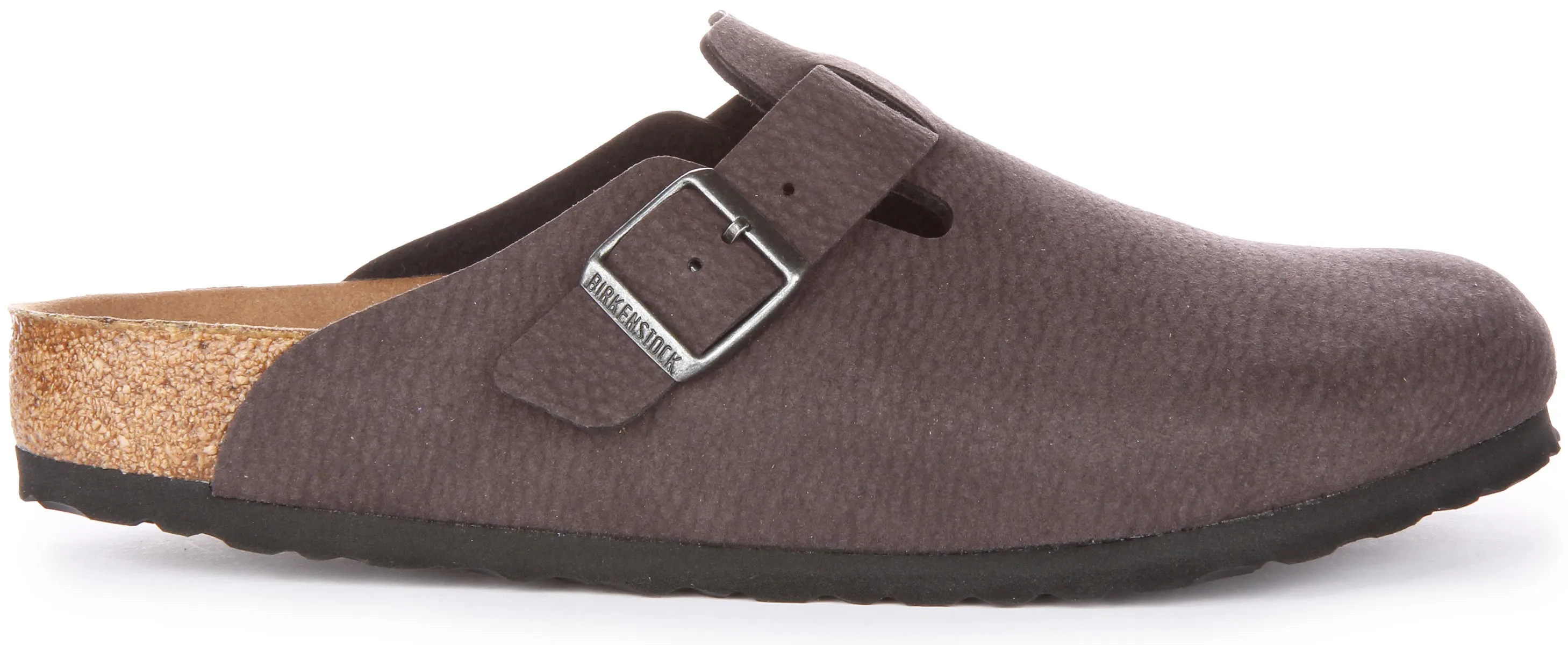 Birkenstock Boston Vegan In Black | Regular Fit