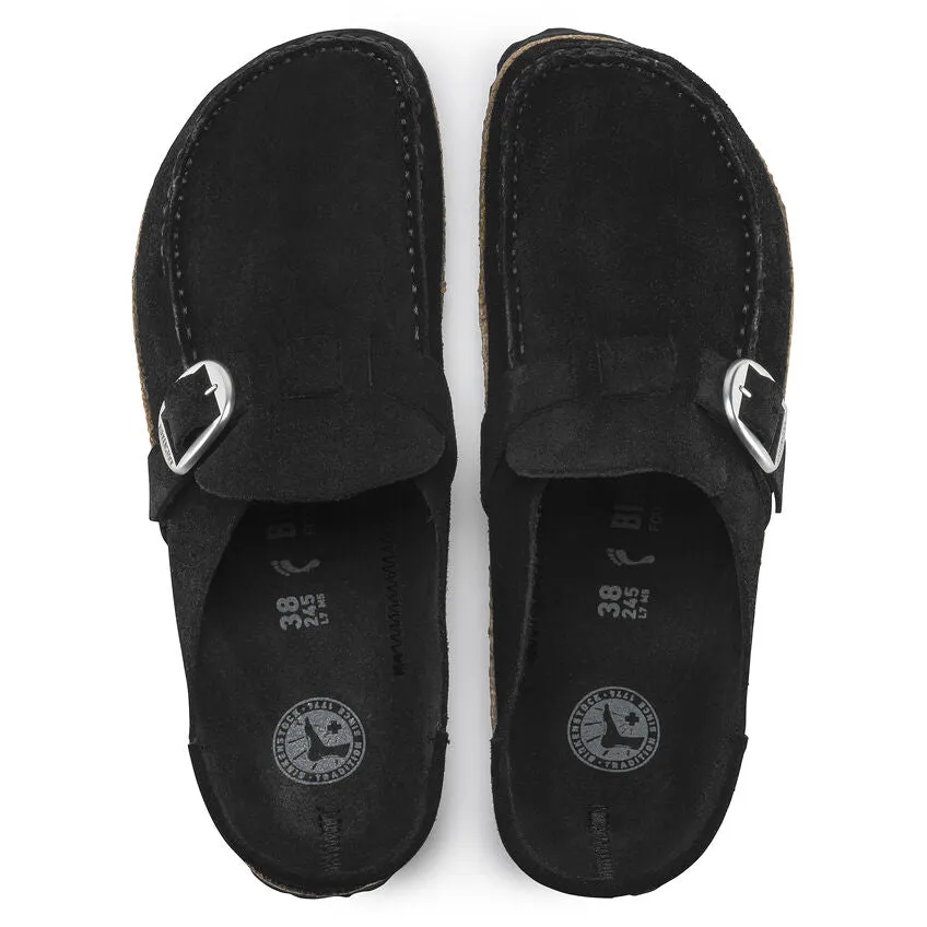 Birkenstock Buckley Suede Leather Black