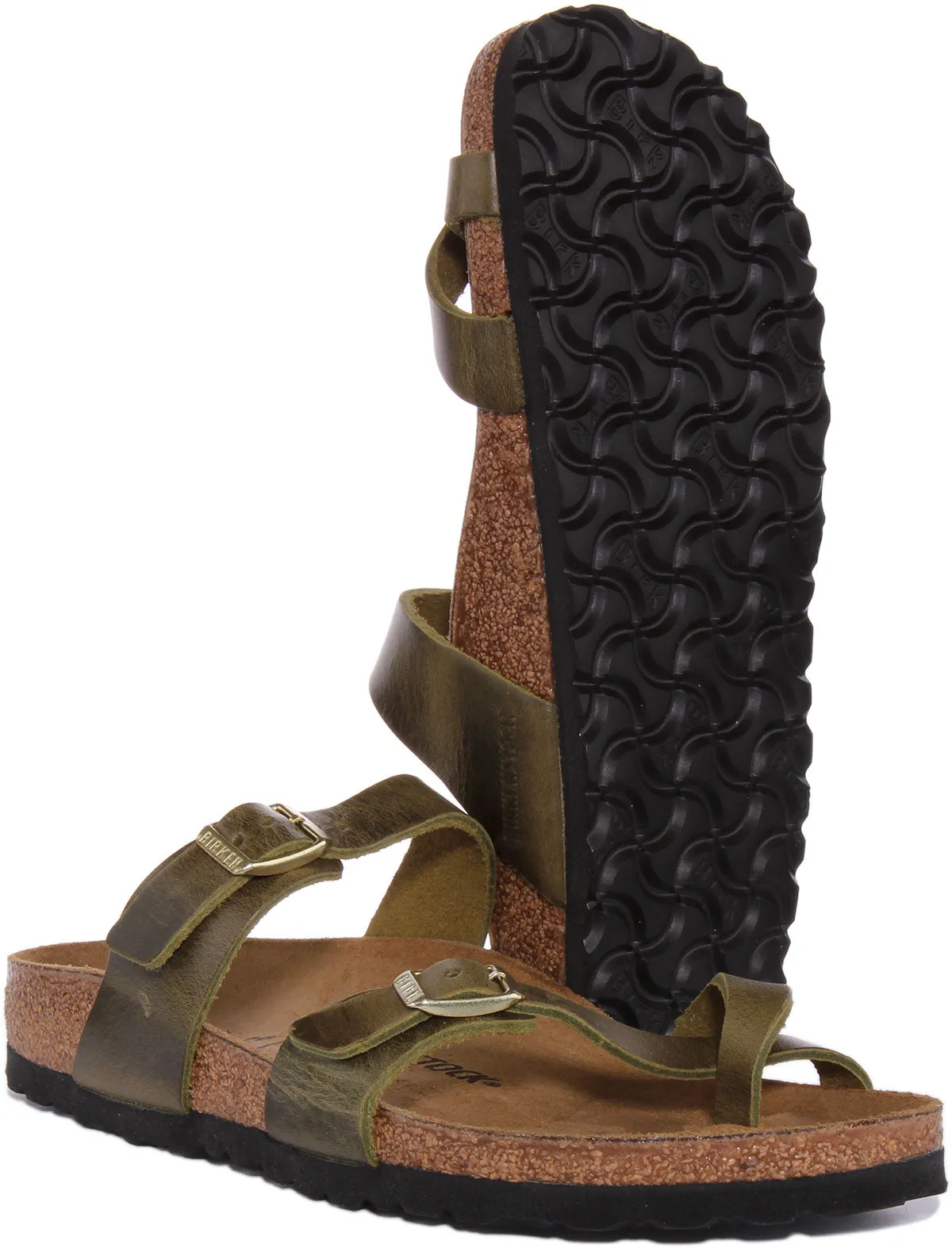 Birkenstock Mayari In Olive For Women | Narrow Fit