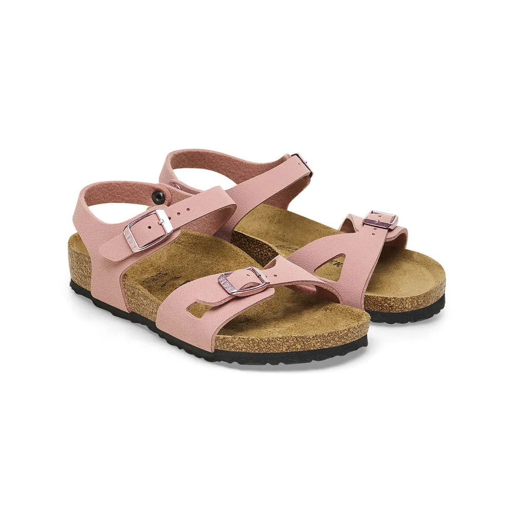 BIRKENSTOCK RIO PINK CLAY BIRKIBUC - KIDS