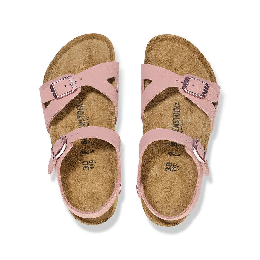 BIRKENSTOCK RIO PINK CLAY BIRKIBUC - KIDS