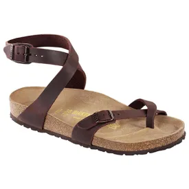 BIRKENSTOCK YARA LEATHER HABANA - WOMENS