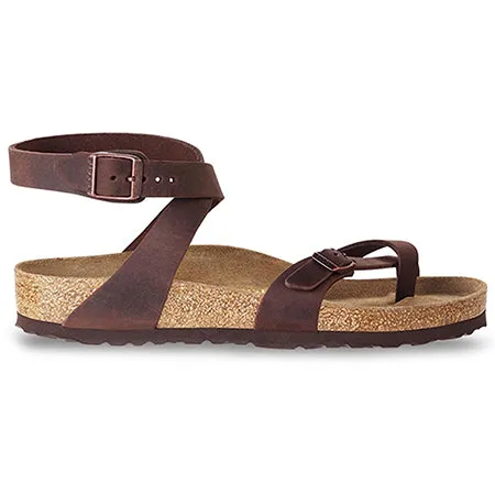 BIRKENSTOCK YARA LEATHER HABANA - WOMENS