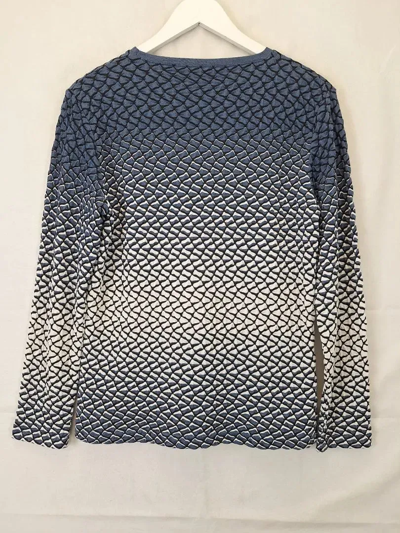 Black Pepper Stone Textured Casual Longsleeve Top Size 10