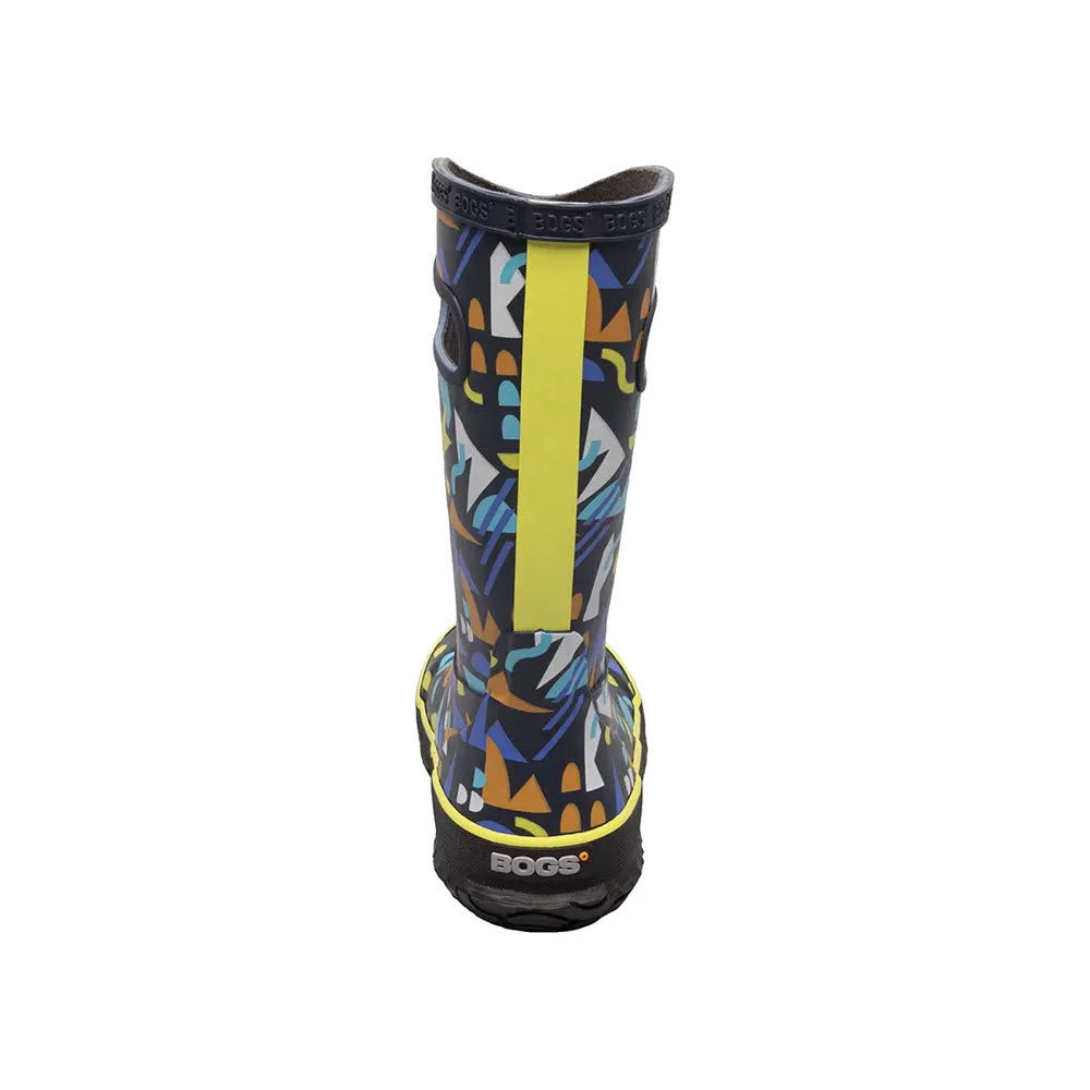 BOGS RAINBOOT SPARSE GEO NAVY MULTI - KIDS