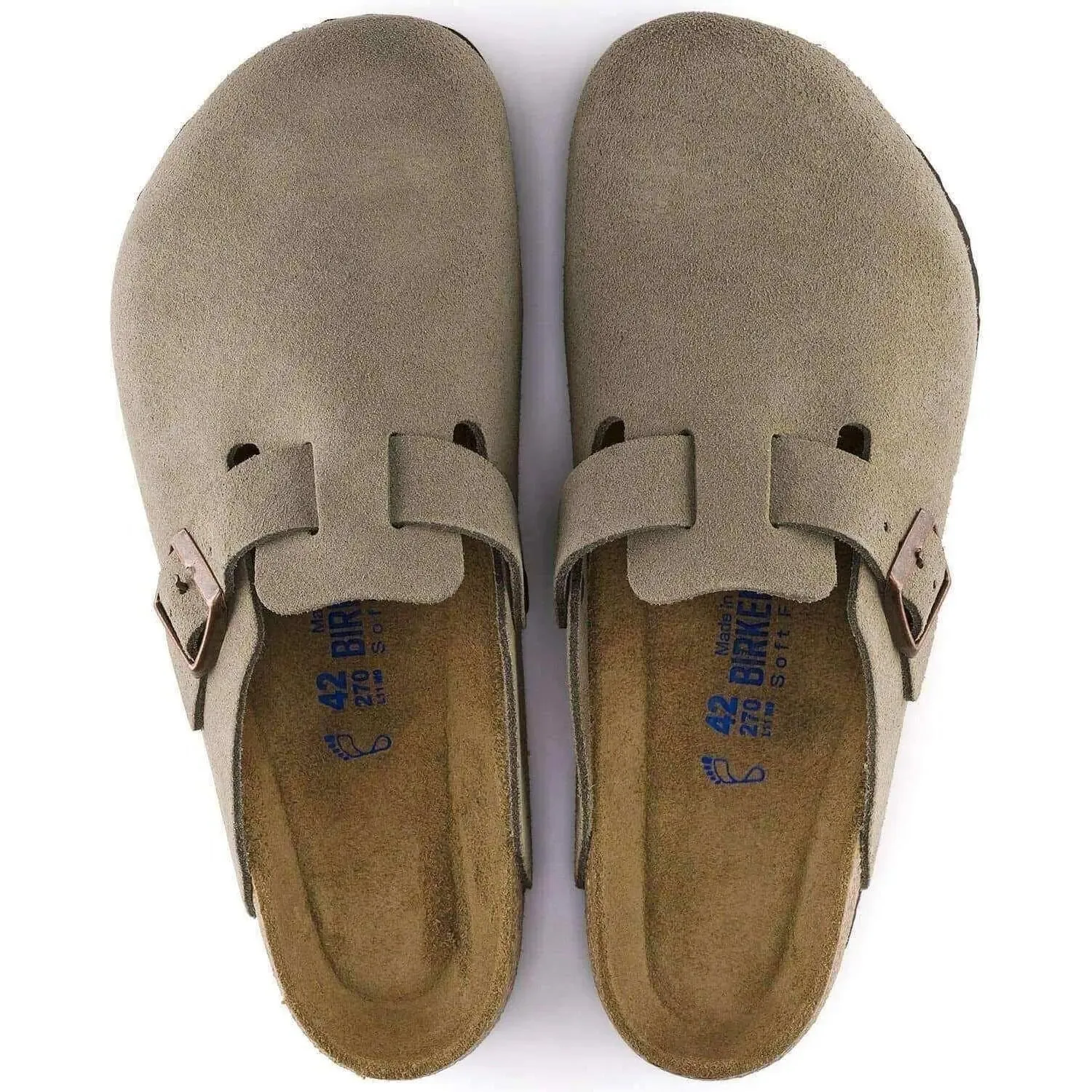 Boston Soft Footbed Regular - Taupe Suede