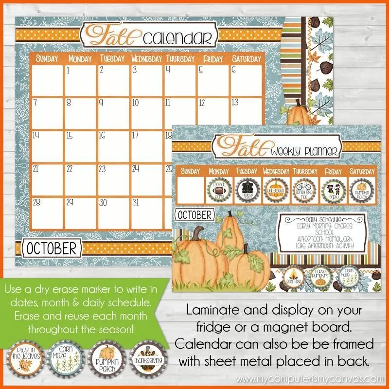 Bottle Cap Activity Calendar {ANNUAL BUNDLE} PRINTABLE