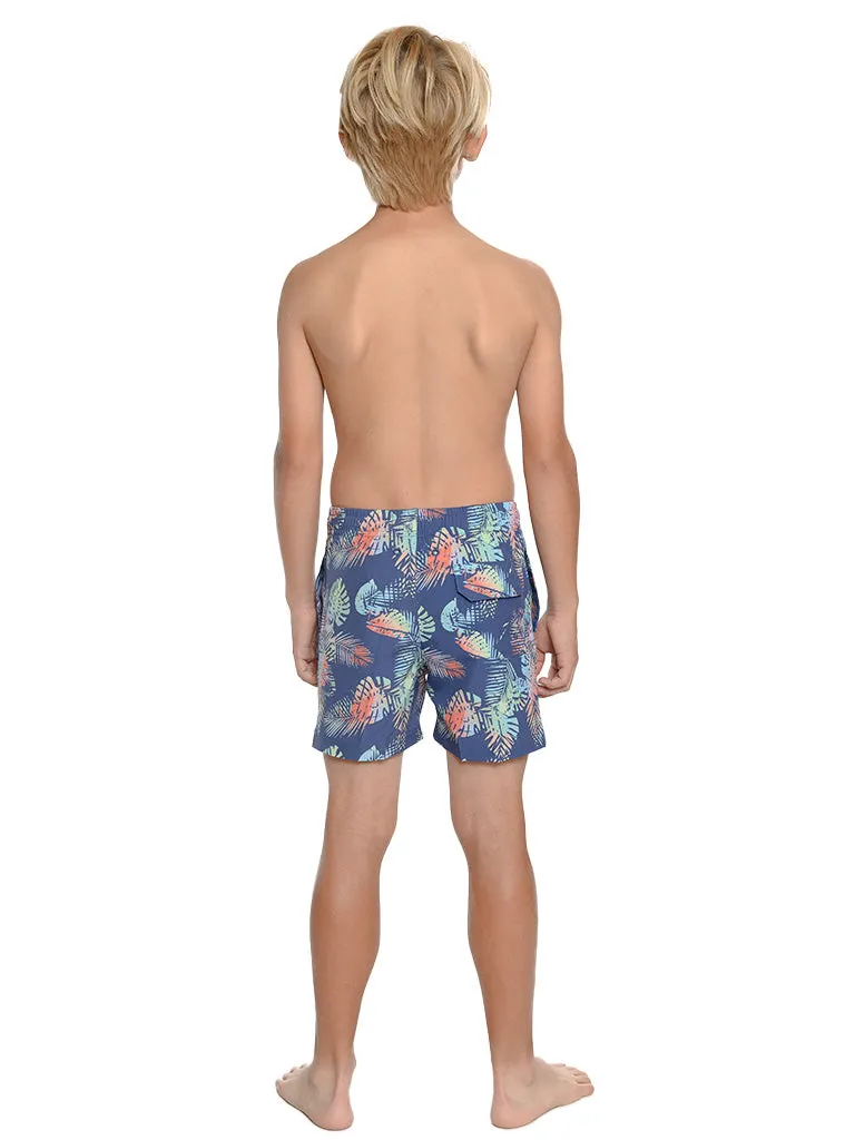 Boys printed swim shorts