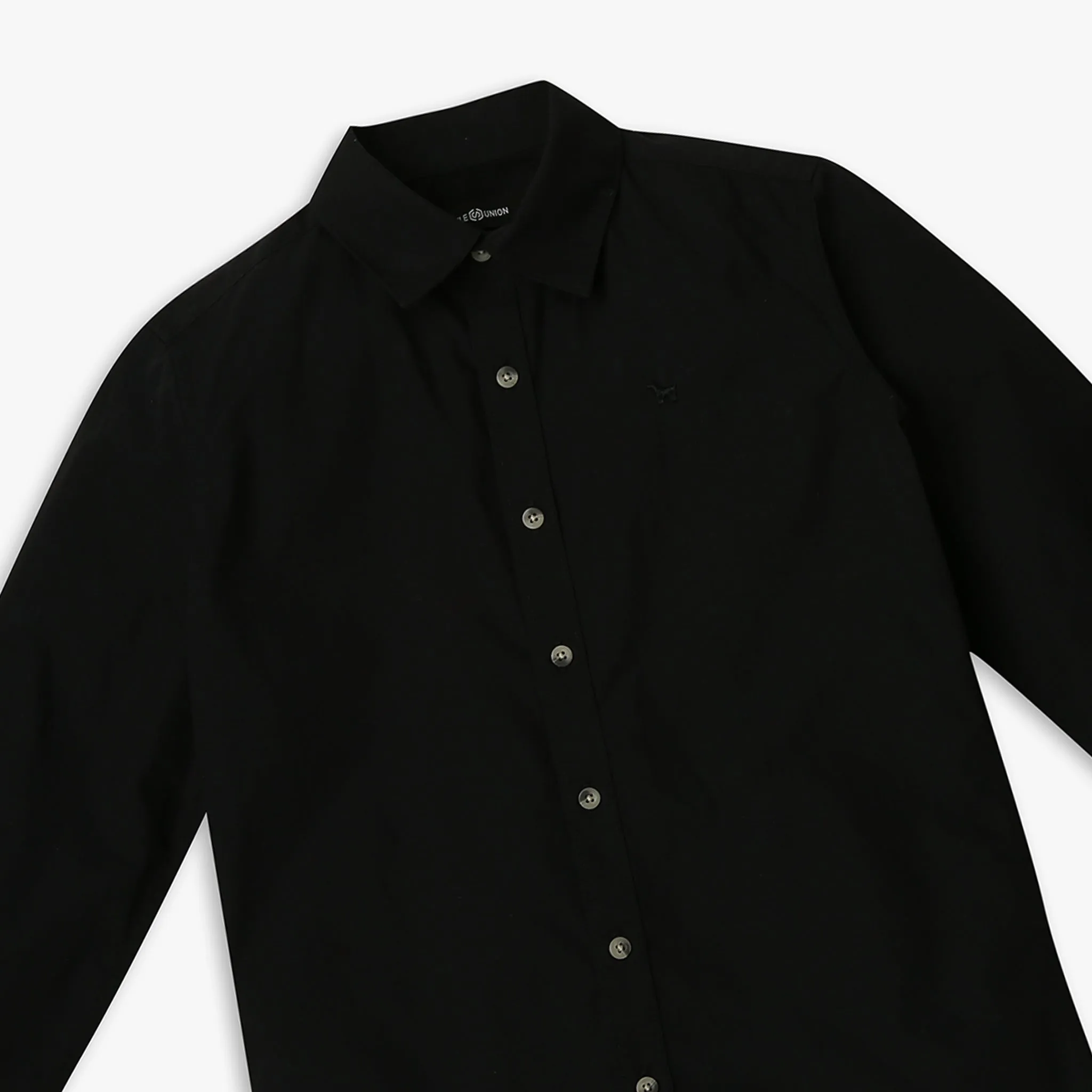 Boy's Regular Fit Solid Shirt