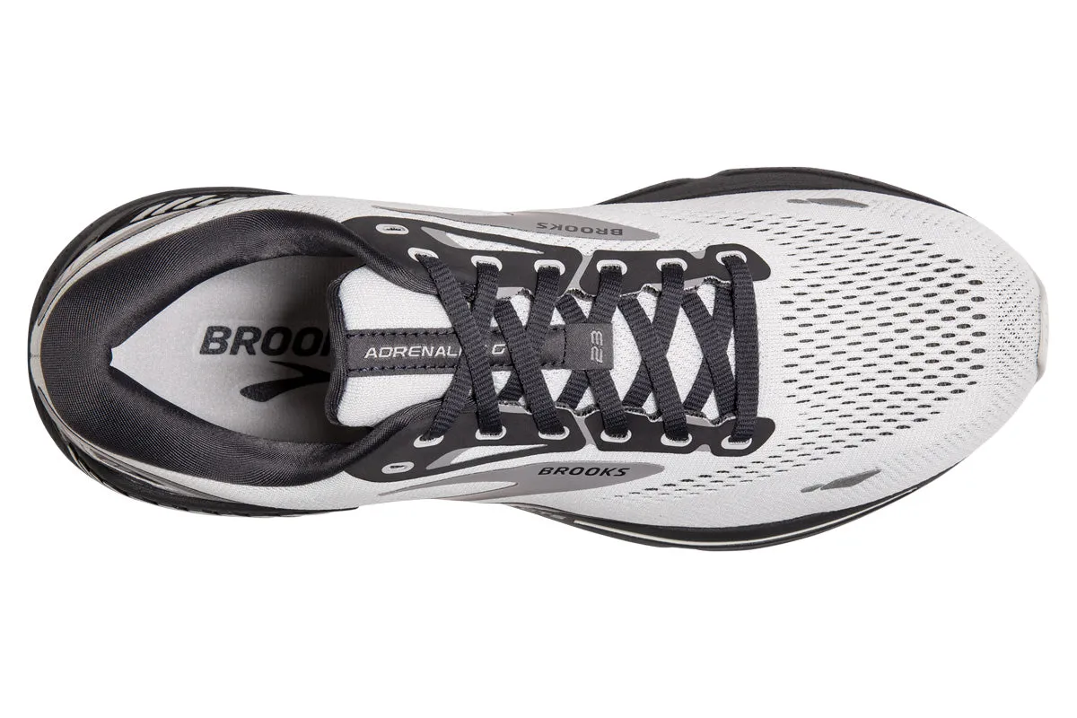 Brooks Adrenaline GTS 23 2E Oyster/Ebony/Alloy Mens