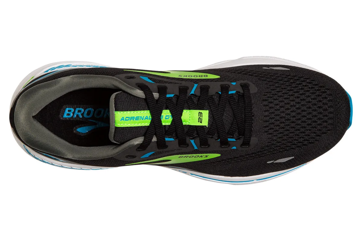 Brooks Adrenaline GTS 23 B Black/Hawaiian Ocean/Green Mens