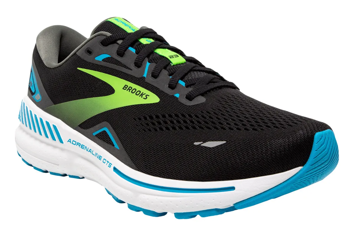 Brooks Adrenaline GTS 23 B Black/Hawaiian Ocean/Green Mens