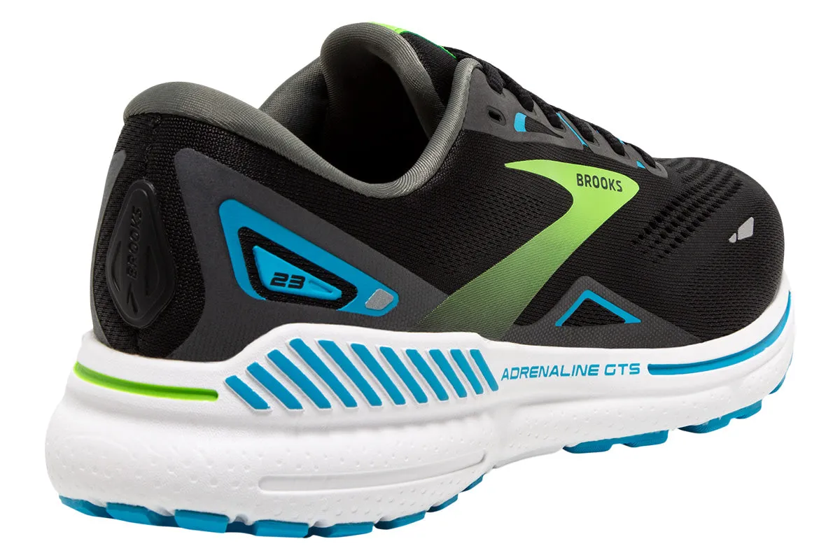 Brooks Adrenaline GTS 23 B Black/Hawaiian Ocean/Green Mens