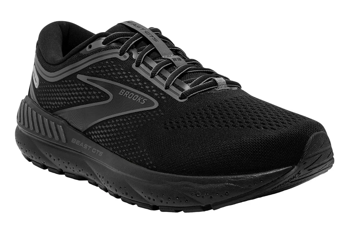 Brooks Beast GTS 23 2E Black/Gunmetal Mens