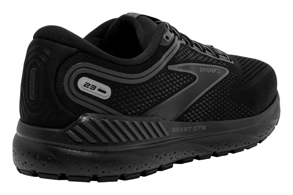 Brooks Beast GTS 23 2E Black/Gunmetal Mens