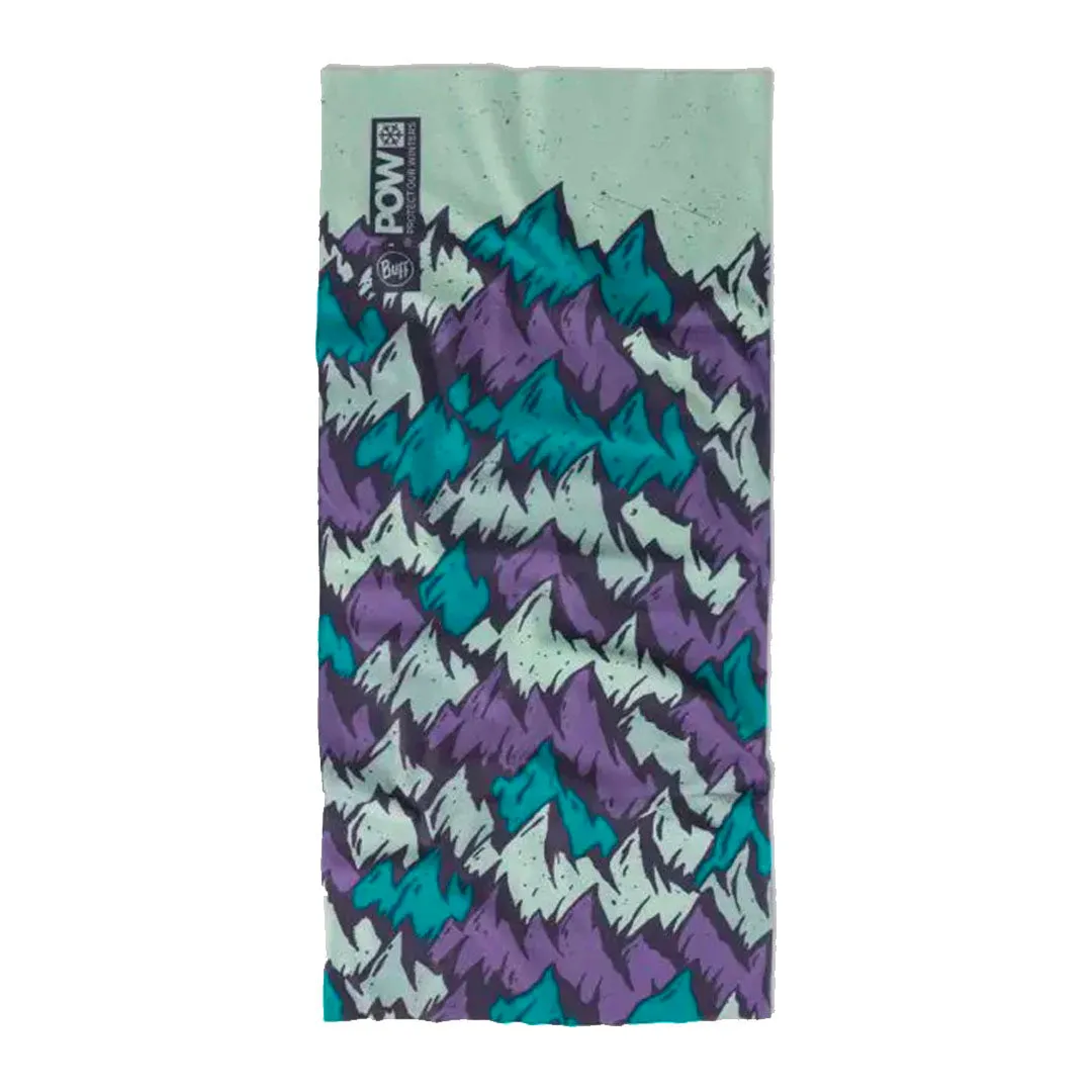 Buff x POW Original Ecostretch Jagged Peak Neck Warmer 2023 Mardi Grape