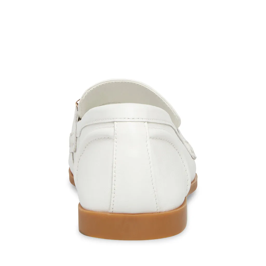 Carrine Loafer WHITE LEATHER