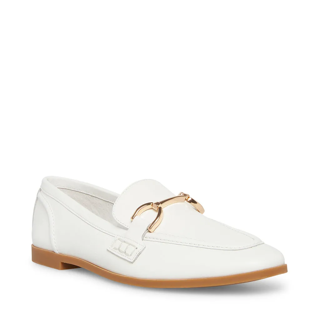 Carrine Loafer WHITE LEATHER