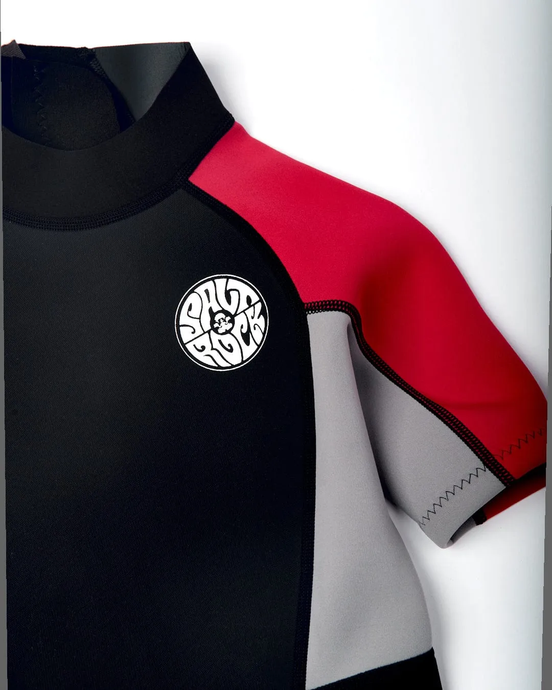 Core - Boys 3/2 Shortie Wetsuit - Black/Red