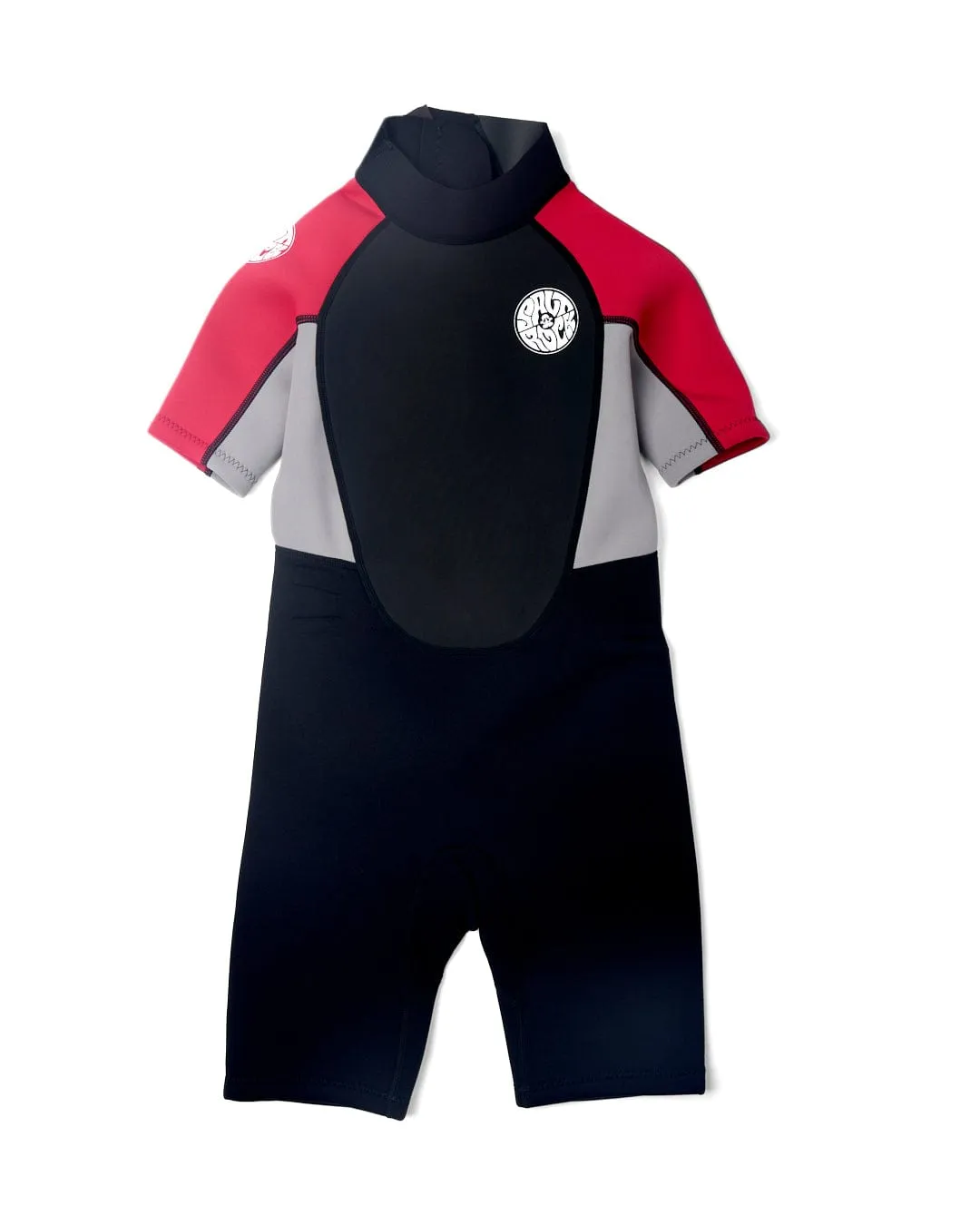 Core - Boys 3/2 Shortie Wetsuit - Black/Red