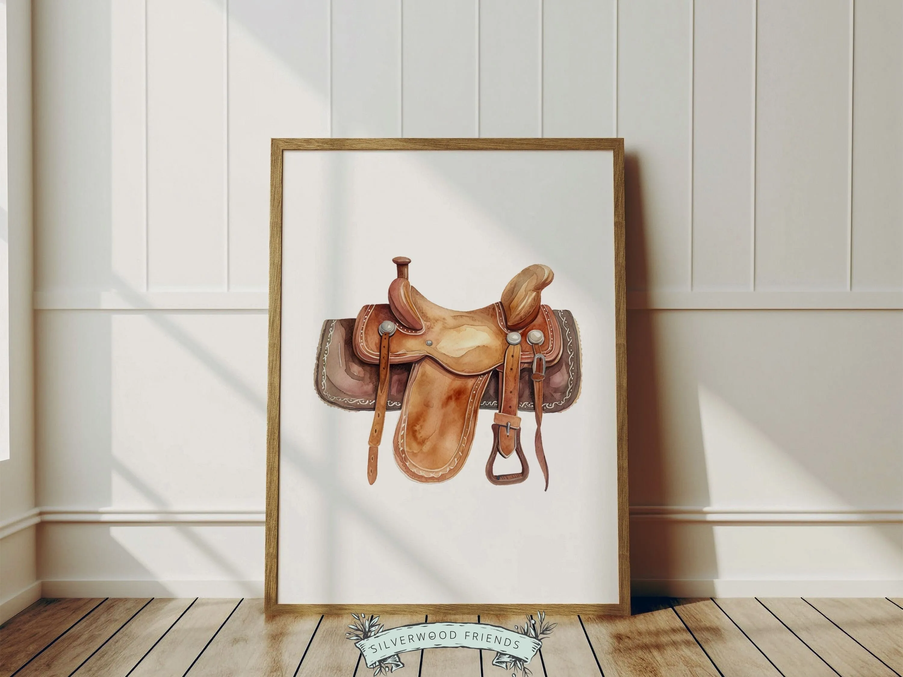 Cowboy Nursery Prints - Hot, Saddle, Boots