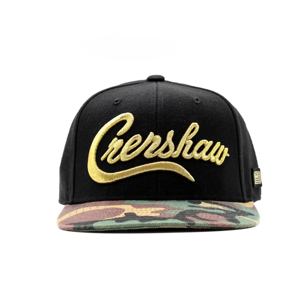 Crenshaw Limited Edition Snapback - Black/Camo [Camo Brim]