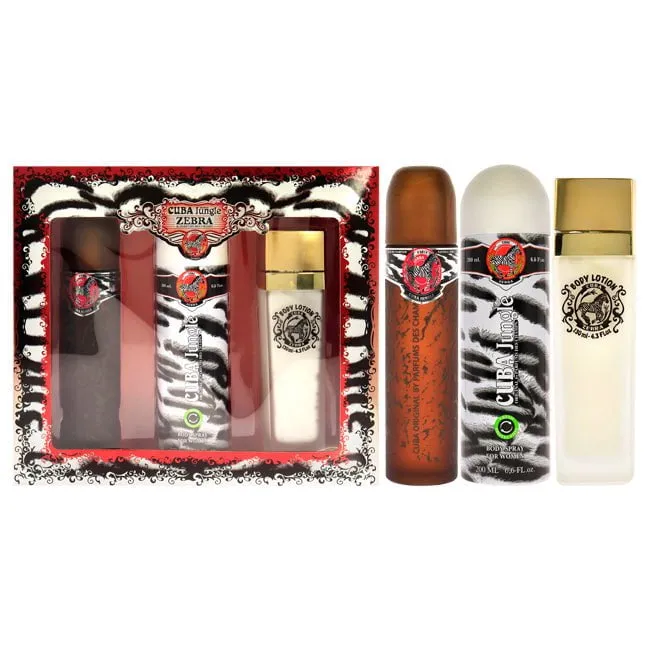 Cuba Jungle Zebra  Gift Set for Women