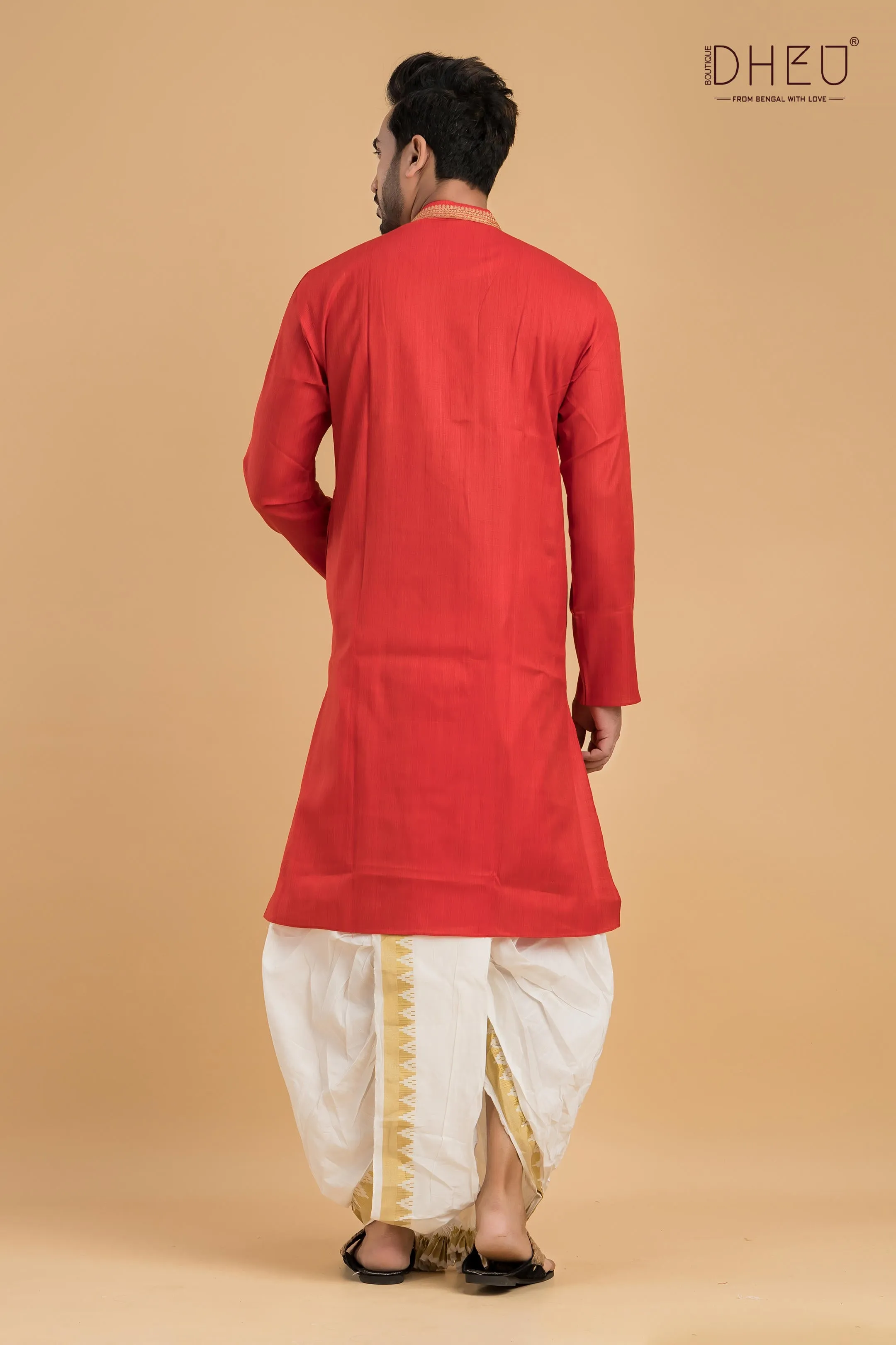 Dheu Designer Kurta & Dhoti(Optional) Set